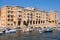 The residental houses on the Senglea (L-isla) peninsula. Malta.