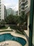 Residential apartments with swimming pool.