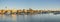 Residential area with reflective waterfront at Coronado, San Diego, California