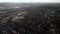 Residential Area, Rows of Detached Houses. Northern Europe, Bright Day, Aerial