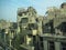 Residential areas in the center of Cairo dilapidated buildings in which people live in poverty, Egypt