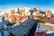 Residential buildings above the roofs of Old Town. Limassol, Cyprus