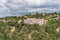 Residential buildings around St. John\'s College in Santa Fe New Mexico