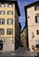 Residential buildings from Piazza Firenze Square of FLorence City. Italy
