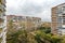 Residential buildings with terraces and interior gardens