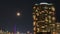 Residential high rise buildings at night