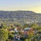 Residential homes on rolling hills in San Clemente