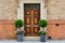 A residential house with a brown on Sussex Garden in Lancaster Gate West London.