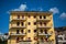 Residential house in Tropea, Calabria, blue sky