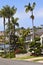 Residential houses on a hillside California.