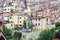 Residential houses in medieval city of Siena