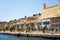 Residential houses on the waterfront of the Grand harbour. Valletta. Malta