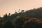 Residential Mountain side in Los Angeles California