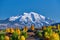 Residential neighborhood in Colorado at autumn