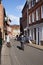 A residential side street in Winchester, Hampshire, UK