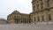 Residenzplatz, cobblestone square in front of the Archbishopric Palace, Wurzburg, Germany
