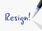Resign Writing Means Quit Or Resignation From Job Government Or President