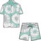 RESORT AND LOUNGE WEAR TEE AND SHORTS SET FOR MEN AND BOYS