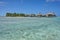 Resort with overwater bungalows French Polynesia