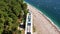 Resort Pitsunda Abkhazia drone black sea