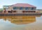 Resort reflection in the lake