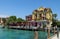 The resort of Sirmione Lake Garda bay