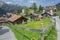 Resort town Wengen, Swiss
