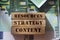 Resources Strategy Content text on wooden cube put on money. business concept