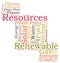 Resources word cloud