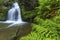 Resov waterfalls on the river Huntava in Nizky Jesenik, Northern Moravia, Czech Republic