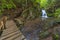 Resov waterfalls on the river Huntava in Nizky Jesenik, Northern Moravia, Czech Republic