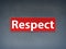 Respect Red Banner Abstract Background