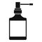 Respiration spray bottle icon, simple style
