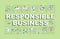 Responsible business word concepts banner