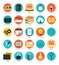 Responsive web design icons set