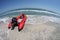 Resque boat on beach