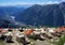 Rest chairs in the mountains above Chamonix valley