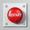 Restart Button on Gray Background