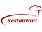 Restaurant background with chef hat