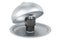 Restaurant cloche with garbage disposal unit, 3D rendering