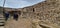 Restaurant inside a cave at the underground city,  Cappadocia, Turkey