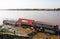 A restaurant on Mekong River in Nong Khai City, Thailand, Asia