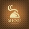 Restaurant menu template,  stock illustration