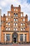 Restaurant in an old brick gable house in the old town of Wismar