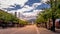 Restaurant Patios lining the famous Bernard Avenue in downtown Kelowna