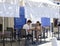 Restaurant in the promenade of Cadaques