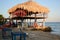 Restaurant on the public beach. Mucura island. Archipelago of San Bernardo. Gulf of Morrosquillo. Colombia