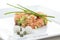 Restaurant salmon tartar