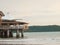 Restaurant set atop a cliff located in a beach