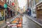 Restaurant street seating in Soho, London